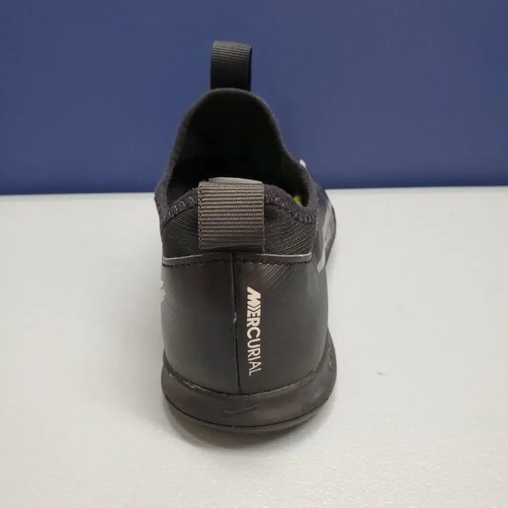 Nike Air Zoom Vapor Football Shoes Youth Sz 4.5 Black Leather Slip On DJ5619-001